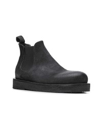 schwarze Chelsea Boots aus Wildleder von Marsèll