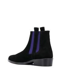 schwarze Chelsea Boots aus Wildleder von Toga Virilis