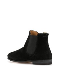 schwarze Chelsea Boots aus Wildleder von Officine Creative