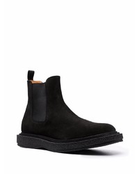 schwarze Chelsea Boots aus Wildleder von Officine Creative