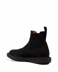 schwarze Chelsea Boots aus Wildleder von Officine Creative