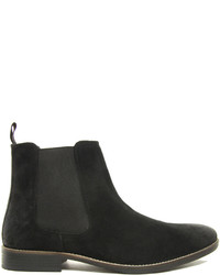 schwarze Chelsea Boots aus Wildleder von Asos