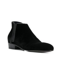 schwarze Chelsea Boots aus Wildleder von Leqarant