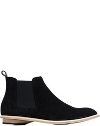 schwarze Chelsea Boots aus Wildleder