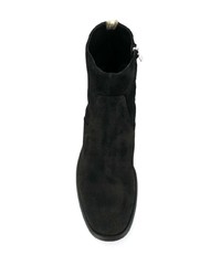 schwarze Chelsea Boots aus Wildleder von Officine Creative