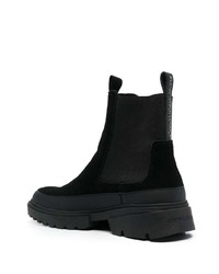 schwarze Chelsea Boots aus Wildleder von Calvin Klein Jeans