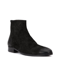 schwarze Chelsea Boots aus Wildleder von The Last Conspiracy