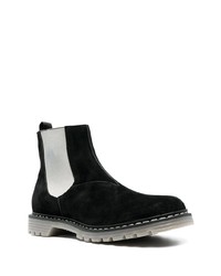 schwarze Chelsea Boots aus Wildleder von Premiata