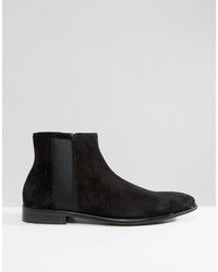 schwarze Chelsea Boots aus Wildleder von Aldo