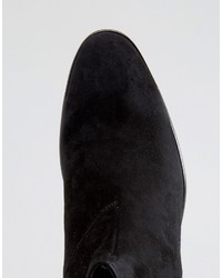 schwarze Chelsea Boots aus Wildleder von Aldo