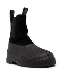 schwarze Chelsea Boots aus Wildleder von Axel Arigato