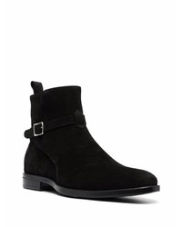 schwarze Chelsea Boots aus Wildleder von Scarosso