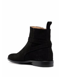 schwarze Chelsea Boots aus Wildleder von Scarosso