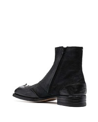 schwarze Chelsea Boots aus Wildleder von Maison Margiela