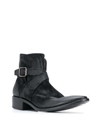 schwarze Chelsea Boots aus Wildleder von Premiata