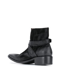 schwarze Chelsea Boots aus Wildleder von Premiata