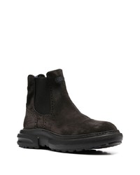 schwarze Chelsea Boots aus Wildleder von Fratelli Rossetti