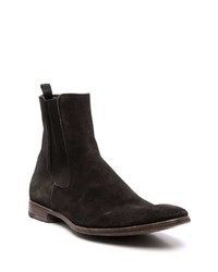 schwarze Chelsea Boots aus Wildleder von Premiata