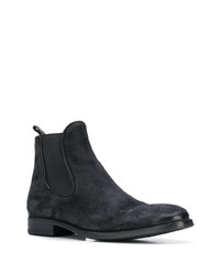 schwarze Chelsea Boots aus Wildleder von Pantanetti