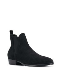 schwarze Chelsea Boots aus Wildleder von Leqarant