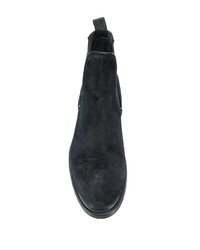 schwarze Chelsea Boots aus Wildleder von Pantanetti