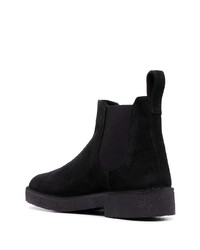 schwarze Chelsea Boots aus Wildleder von Clarks Originals