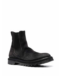 schwarze Chelsea Boots aus Wildleder von Premiata