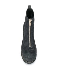 schwarze Chelsea Boots aus Wildleder von Guidi