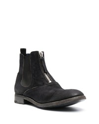 schwarze Chelsea Boots aus Wildleder von Premiata