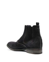 schwarze Chelsea Boots aus Wildleder von Premiata