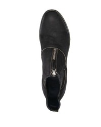 schwarze Chelsea Boots aus Wildleder von Premiata