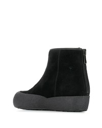 schwarze Chelsea Boots aus Wildleder von Bally