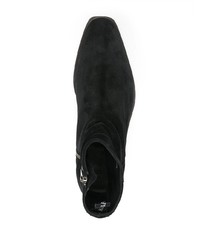 schwarze Chelsea Boots aus Wildleder von AllSaints
