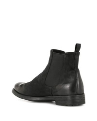 schwarze Chelsea Boots aus Wildleder von Officine Creative