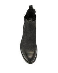 schwarze Chelsea Boots aus Wildleder von Officine Creative