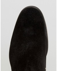 schwarze Chelsea Boots aus Wildleder von Selected