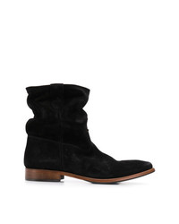 schwarze Chelsea Boots aus Wildleder von Isabel Marant