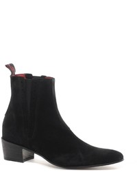 schwarze Chelsea Boots aus Wildleder von Jeffery West