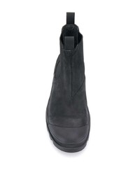 schwarze Chelsea Boots aus Wildleder von Officine Creative