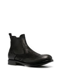 schwarze Chelsea Boots aus Wildleder von Premiata