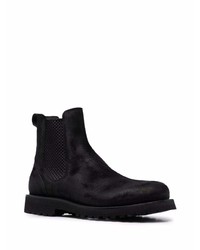 schwarze Chelsea Boots aus Wildleder von Woolrich