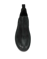 schwarze Chelsea Boots aus Wildleder von Marsèll