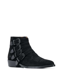 schwarze Chelsea Boots aus Wildleder von Toga Virilis