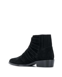 schwarze Chelsea Boots aus Wildleder von Toga Virilis