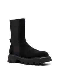 schwarze Chelsea Boots aus Wildleder von N°21