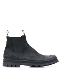 schwarze Chelsea Boots aus Wildleder von Officine Creative