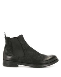 schwarze Chelsea Boots aus Wildleder von Officine Creative