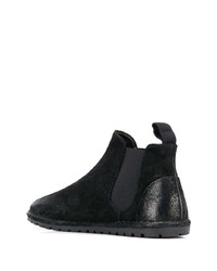 schwarze Chelsea Boots aus Wildleder von Marsèll