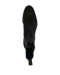 schwarze Chelsea Boots aus Wildleder von Doucal's
