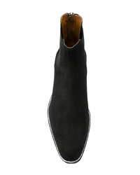 schwarze Chelsea Boots aus Wildleder von Givenchy